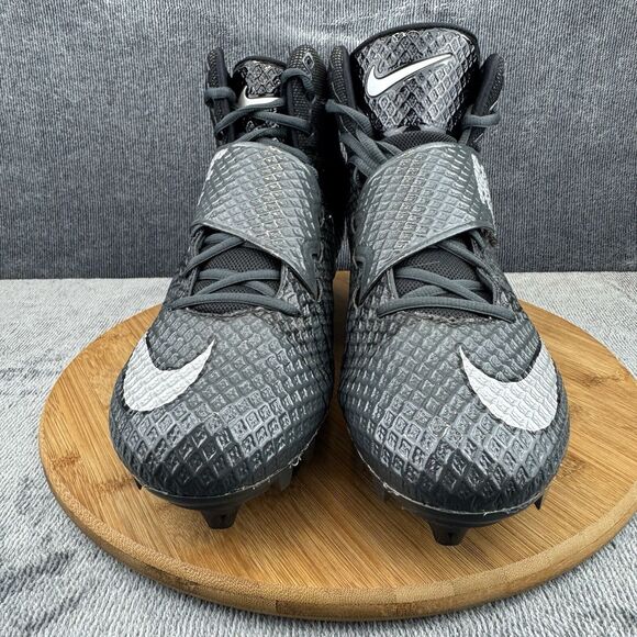 Nike Mens Lunar Beast Strike Pro Size 13 Cleats Black Sliver Football 833419-010 - Picture 2 of 12